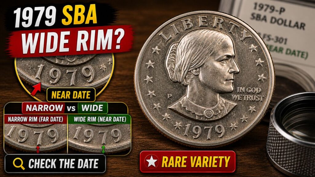 1979 Susan B. Anthony Dollar: Why the Date Position Could Reveal a Rare Wide Rim Variety