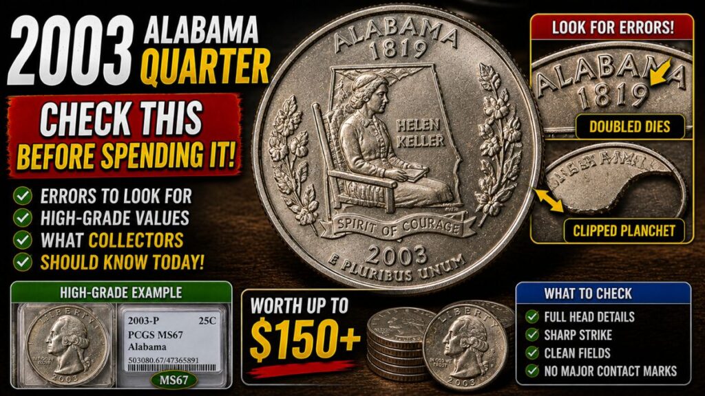 2003 Alabama Quarter: Check This Before Spending It!